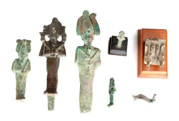 Group of Egyptian Bronzes