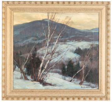 Emile A. Gruppe (American,  1896-1978) "Winter,  Vermont"