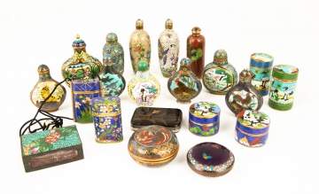 Group Various Chinese Cloisonné Items