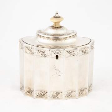 Sterling Tea Caddy by Hennell