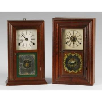 2 Smith & Goodrich Ogee Shelf Clocks