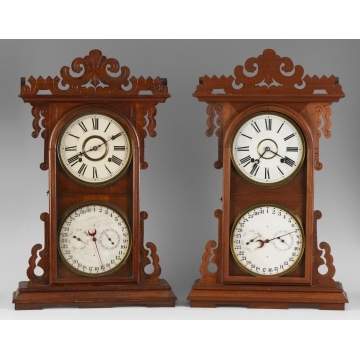 2 E.N. Welch Ardita Model Shelf Clock