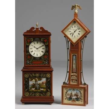 2 Wayne Cline Miniature Clocks