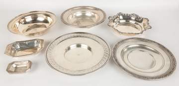 Group Various Sterling Table Items