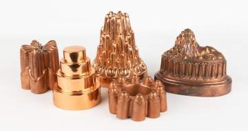 Group of Copper Molds