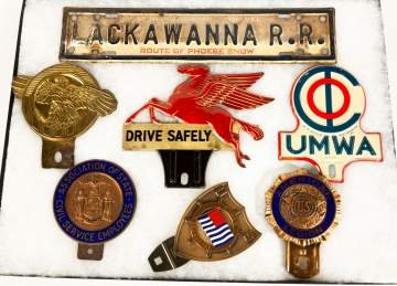 License Plate Topper, Mobil, Pegasus and other Items