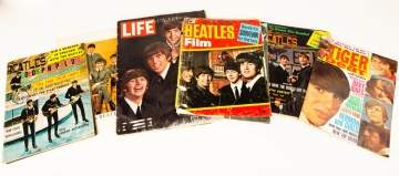 Collection of Beatles, Paul McCartney Records & Magazines