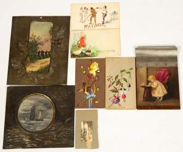 Group of Early Paintings & Miniature