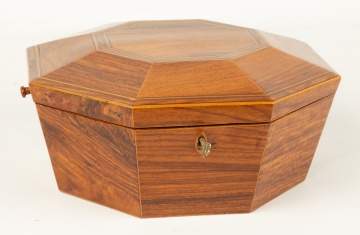 Rosewood Inlaid Sewing Box