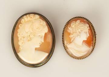 Two Cameo Pins