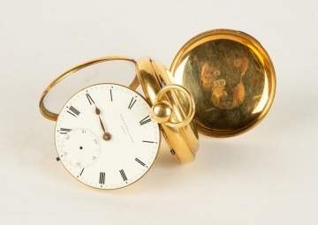 David Samuel & Sons London, 18K Gold Pocket Watch