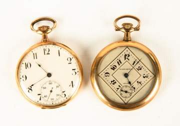 Election Gold Pocket Watch & Raymond Gold Plated  Pocket Watch