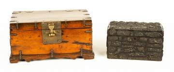 Chinese Chest & Tea Caddy