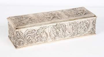 Dutch Repousse Silver Box