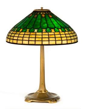 Tiffany Studios, NY Jewel & Feather Table Lamp