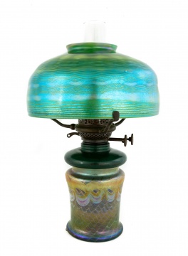 Tiffany Studios, New York Favrile Oil Lamp