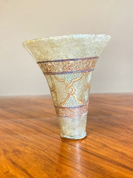Mamluk Enamelled Glass Beaker