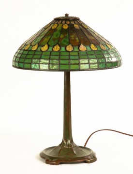 Tiffany Studios, New York, Jewel and Feather Table Lamp