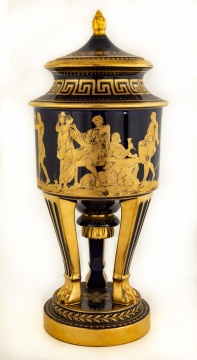 Sèvres Style Porcelain Covered Urn