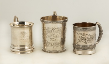 Three Sterling Silver Cups