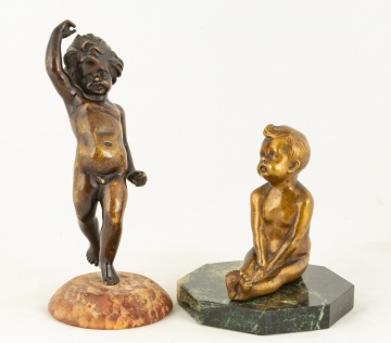 Bronze Putti and Child
