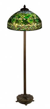 Tiffany Studios, New York, Maple Leaf Floor Lamp