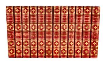 53 Volume Set of the works of Honore de Balzac