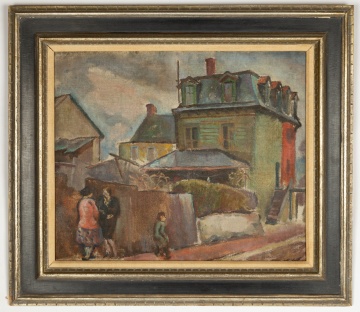 B. Durand (Early 20th century) Street Scene