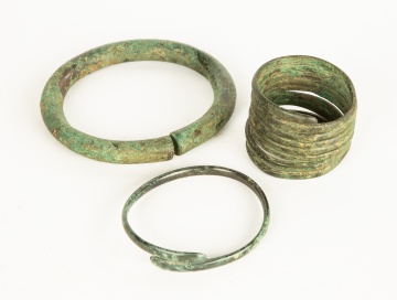(3) Luristan Bronze Pieces