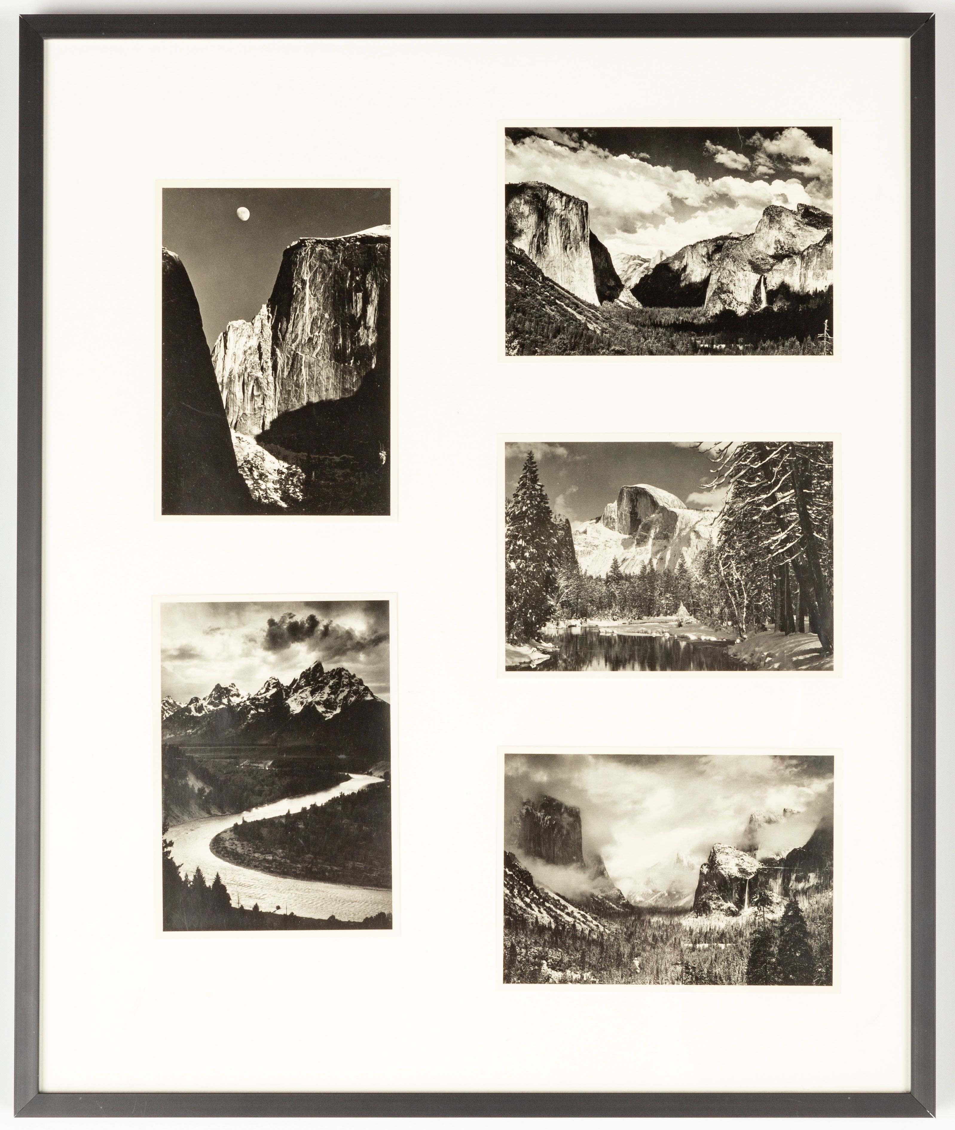 (5) Ansel Adams Photographs