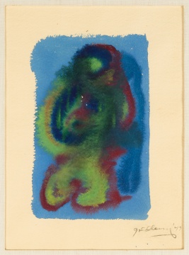 Michael Goldberg (American, 1924-2007) Blue, Green & Red