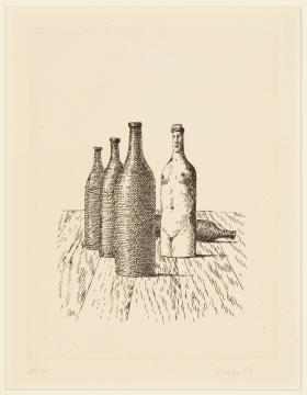 After René Magritte (Belgian, 1898–1967) La Comtesse de Monte Cristo, plate I from Aube à l'Antipode