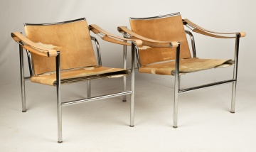 Pair of Le Corbusier LC1 Sling Chairs