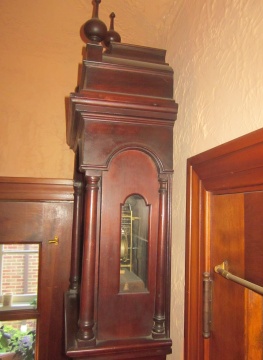 Rare Joseph Wills, 1700-1759, Philadelphia Queen Anne Tall Case Clock