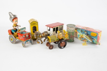 Group of Tin Lithograph Toys and Banks