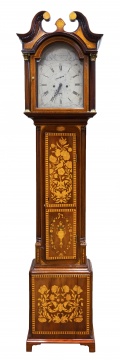 English Marquetry Tall Case