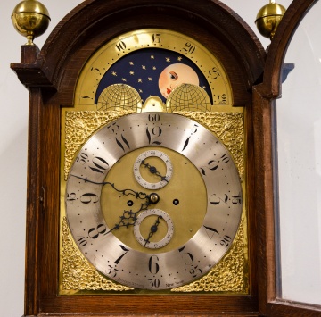 Theodore B. Starr Moon Phase Tall Case Clock