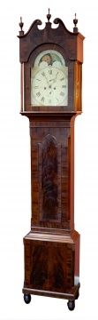 Philadelphia David Weatherly Moon-Phase Tall Case Clock