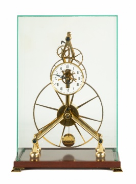 English Copy of a French Skeleton Clock