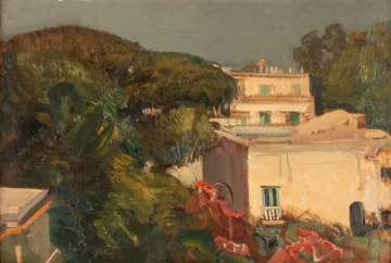 Pietro Annigoni (Italian, 1910-1988) Mediterranean Scene
