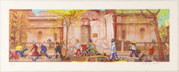 Red Grooms (American, b. 1937) Lithograph