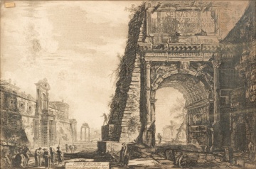 Giovanni Battista Piranesi (Italian, 1720–1778) "Veduta dell'Arco di Tito"
