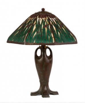 Handel Style Cattail Lamp