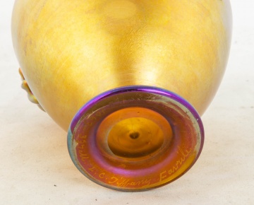 L.C. Tiffany Favrile Handled Vase