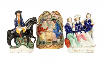 Group of Staffordshire Figurines