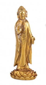 18K Gold Figure of Buddha
