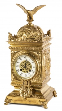 19th Century French Bronze Shelf Clock