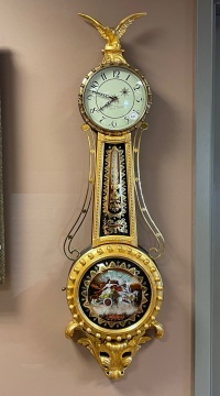 Elmer O. Stennes Girandole Banjo Clock