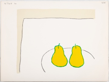 William Scott (Irish/English, 1913-1989) Lemon Pears