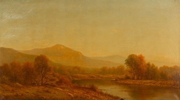Charles Wilson Knapp (American, 1822-1900) Hudson River School Landscape